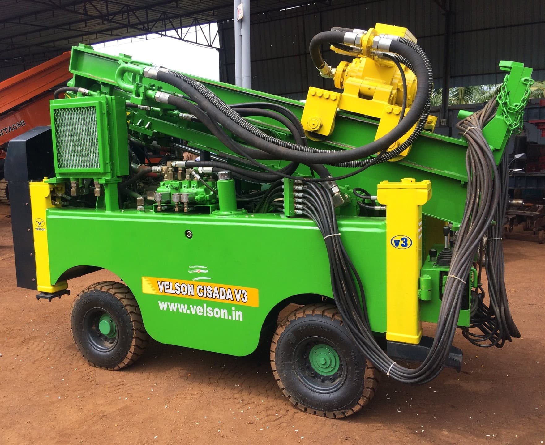 Velson Model-III Cisada V3 compact self-propelled drilling rig
